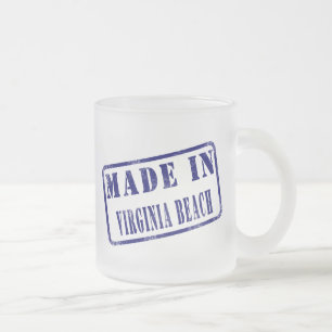 Tasse Givré Fait dans Virginia Beach