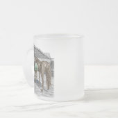 Tasse Givré Farrier Forgeron Trimming Horse Hoof (Devant gauche)