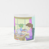 Tasse Givré Félicitations à votre Maître, Livres amusants, Mig (Centre)