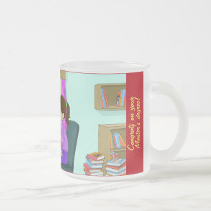 Tasse Givré Félicitations pour votre Master de fin d'études