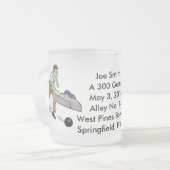 Tasse Givré Félicitations sur le jeu du bowling 300, (Devant gauche)