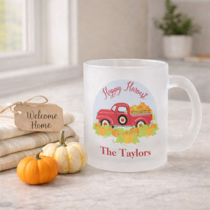 Tasse Givré Ferme Automnale Cosy Récolte Heureuse