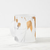 Tasse Givré Feuilles d'automne 2 (Devant gauche)