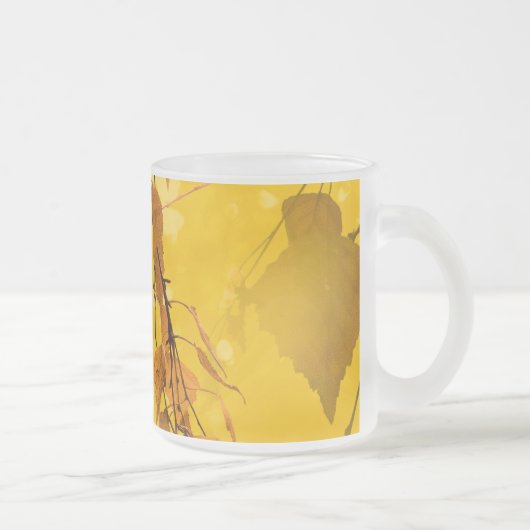 Tasse Givré Feuilles d'automne 3 (Droit)