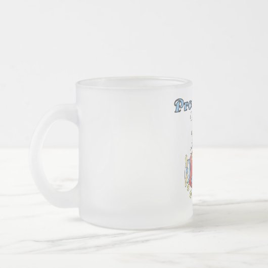 Tasse Givré Fier Maman-Avion C'est un Garçon t-shirts et cadea (Gauche)