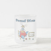 Tasse Givré Fier Maman-Avion C'est un Garçon t-shirts et cadea (Centre)