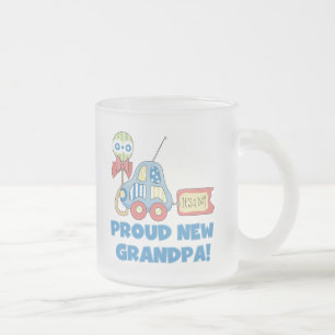 Tasse Givré Fier nouveau grand-père C'est un garçon TShirts et