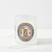 Tasse Givré Fière guerre électronique des anciens combattants  (Centre)