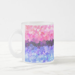 Tasse Givré Fière Omnisexualité Groovy Boho Quirky Rétro Flora
