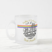 Tasse Givré Fierté Halifax Dartmouth amis rainbow cup (Gauche)