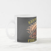 Tasse Givré Fiery Valor Intricablement Héroïque Conception De  (Gauche)