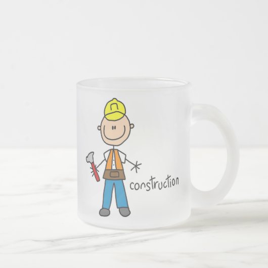 Tasse Givré Figure de stylet de construction (Droit)
