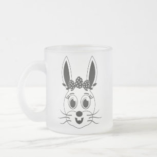 Tasse Givré Fille au visage de lapin-32885
