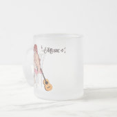 Tasse Givré Fille avec la guitare, fille anime (Devant gauche)