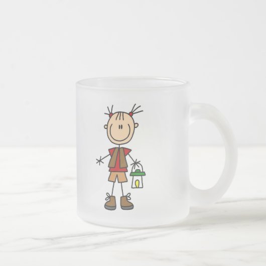 Tasse Givré Fille de camping avec des T-shirts et des cadeaux (Droit)