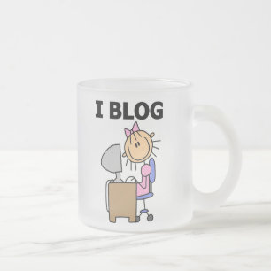Tasse Givré Fille je blogue