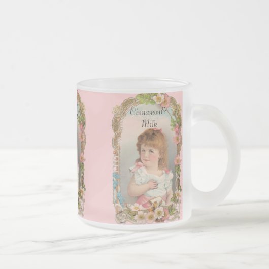 Tasse Givré Fille vintage douce (Droit)