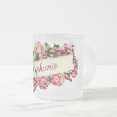 Tasse Givré Fille Vintage mignonne sur mesure (Devant droit)