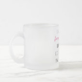 Tasse Givré Flamant rose Aquarelle Exotique Rose Moderne Avec (Gauche)