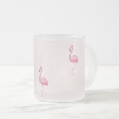 Tasse Givré Flamingo à pied rose pâle (Devant droit)