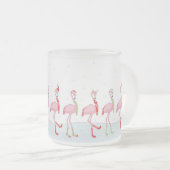 Tasse Givré Flamingo de Noël (Devant droit)