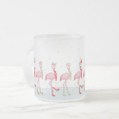 Tasse Givré Flamingo de Noël (Devant gauche)