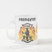 Tasse Givré Flammes de département du feu (Gauche)