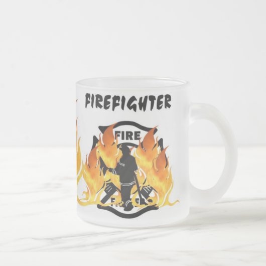 Tasse Givré Flammes de département du feu (Droit)
