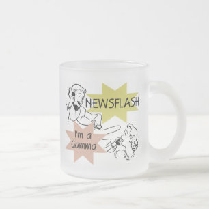 Tasse Givré Flash d'information je suis les T-shirts et les