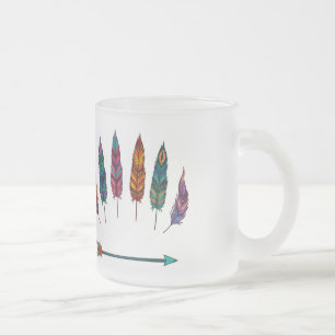 Tasse Givré flèche & plumes