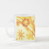 Tasse Givré Flèches de Noël dorées (Gauche)