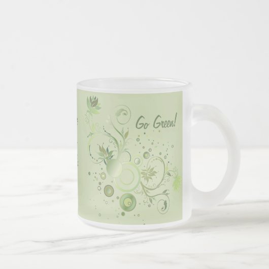 Tasse Givré Flèches vertes (Droit)