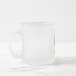 Tasse Givré Fleur À Visage De Lapin De Pâques Avec Oeuf De Pâq