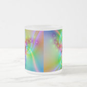 Tasse Givré Fleur colorée avec des rubans (Centre)