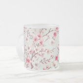 Tasse Givré Fleur de cerise (Devant gauche)
