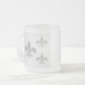 Tasse Givré Fleur-De-Lis Élégant (Devant gauche)