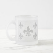 Tasse Givré Fleur-De-Lis Élégant (Gauche)