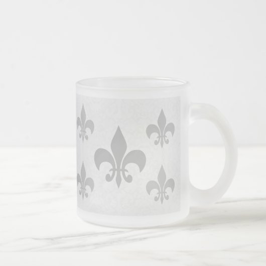 Tasse Givré Fleur-De-Lis Élégant (Droit)