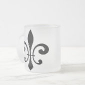 Tasse Givré Fleur De Lis, Lave-Linge Noir (Devant gauche)