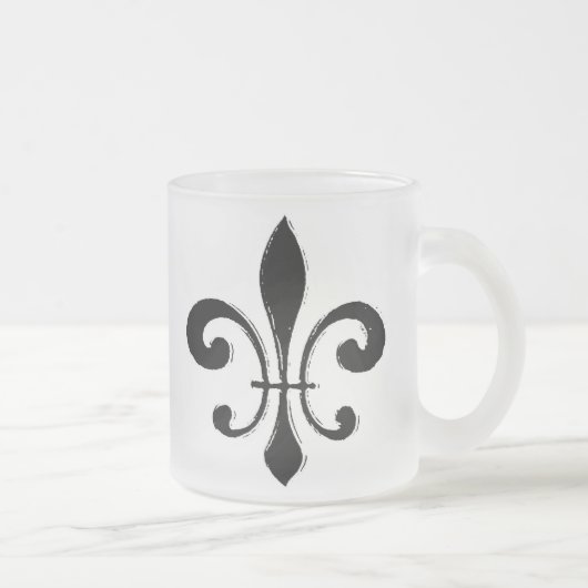 Tasse Givré Fleur De Lis, Lave-Linge Noir (Droit)