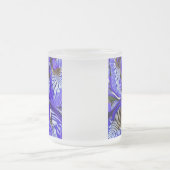 Tasse Givré Fleur Iris Violet (Centre)