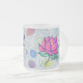 Tasse Givré Fleur psychédélique (Devant droit)