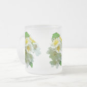 Tasse Givré Fleur sauvage Rose de la Multiflore blanche (Devant gauche)