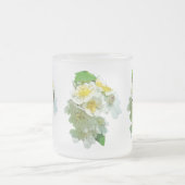 Tasse Givré Fleur sauvage Rose de la Multiflore blanche (Centre)
