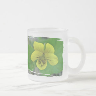 Tasse Givré Fleur sauvage violet jaune