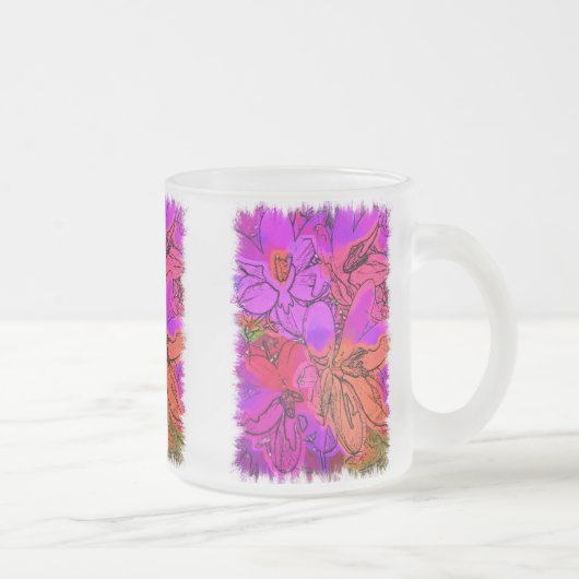 TASSE GIVRÉ FLEURS (Droit)
