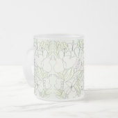 Tasse Givré Fleurs abondantes Pastel (Devant gauche)