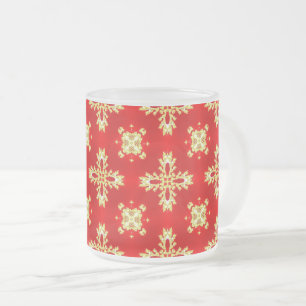 Tasse Givré Fleurs Artdeco dans le style rétro