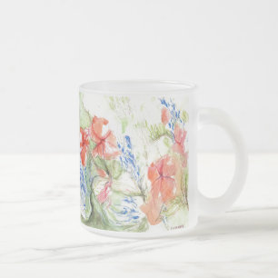 Tasse Givré Fleurs Balsam et Lobelia
