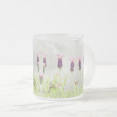 Tasse Givré Fleurs de lavande (Devant droit)